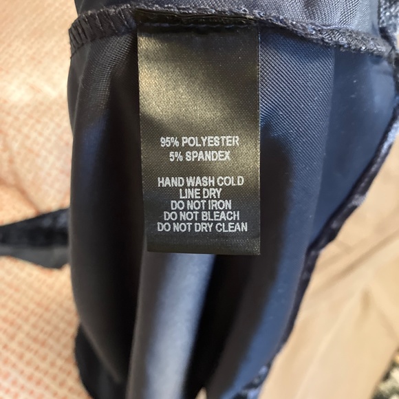 Blue Velvet Mini Wrap Dress - Picture 2 of 6